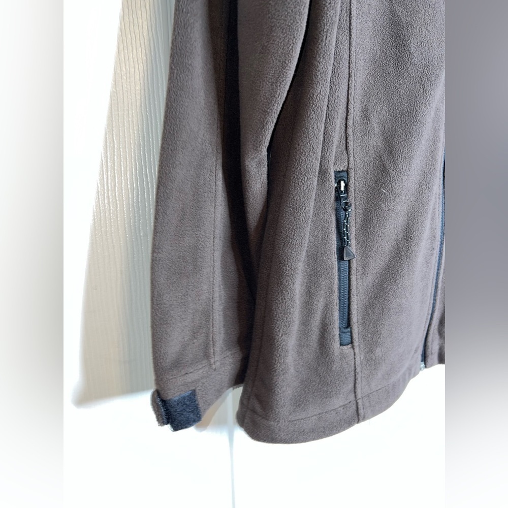 River's End Women's Small Brown Fleece Jacket Outerwear Full Zip Sweater Top S - Picture 7 of 14
